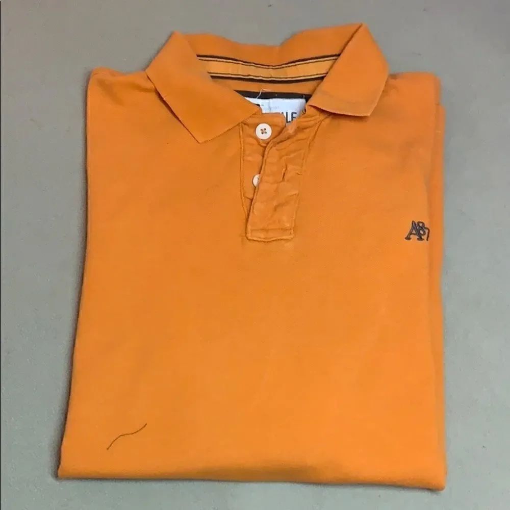 Aeropostale orange short sleeve Polo Shirt  size large